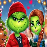 The Grench Couple Holiday Dress up